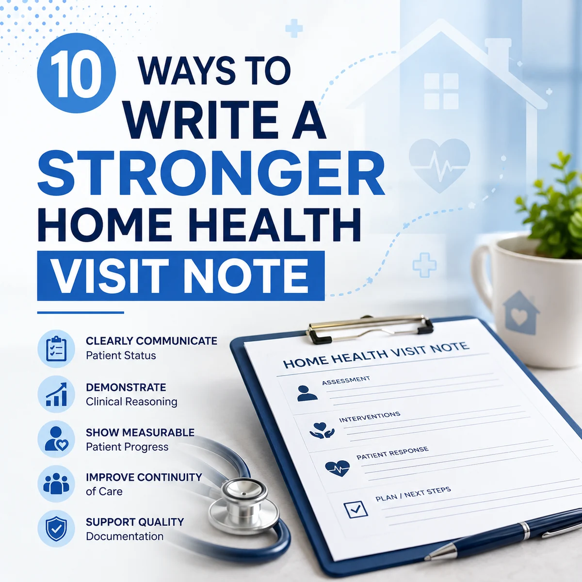 Ways to Write a Stronger Home Health Visit Note