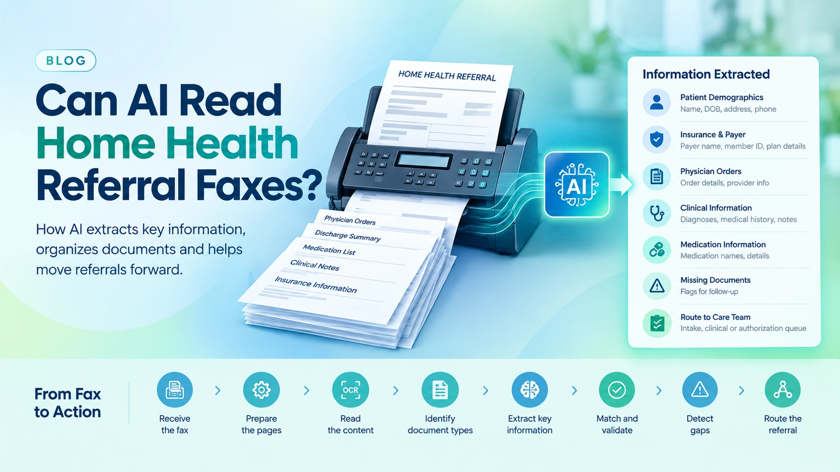 Can AI Read Home Health Referral Faxes?