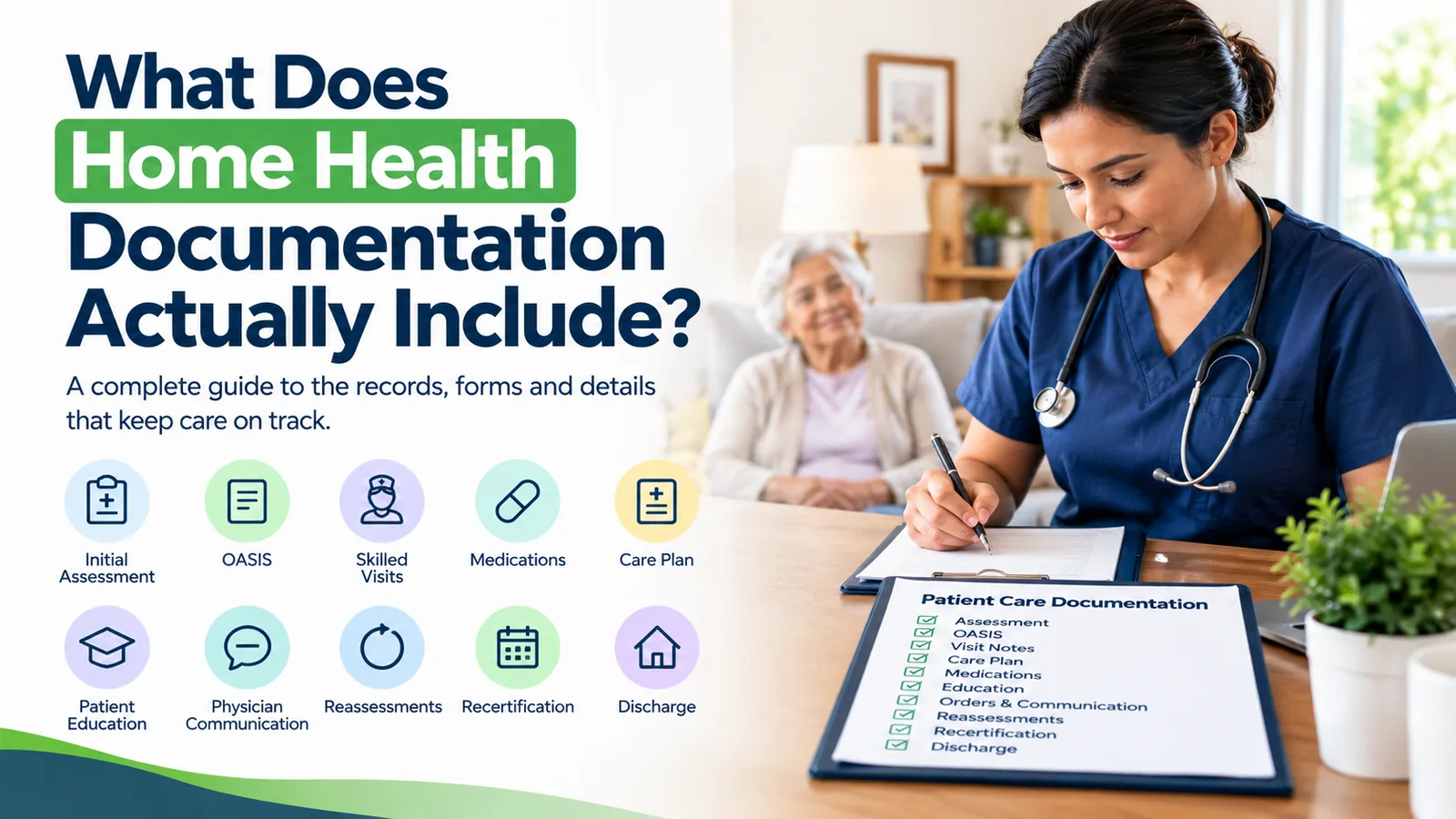 What Does Home Health Documentation Actually Include? What Does Home Health Documentation Actually Include?