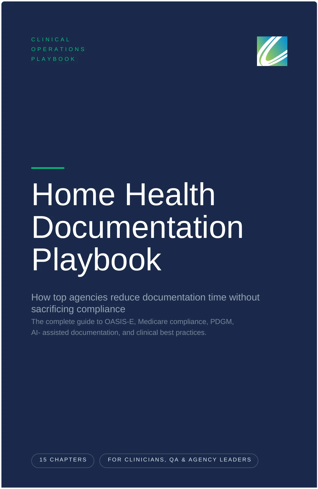Home Health Documentation Playbook — cover