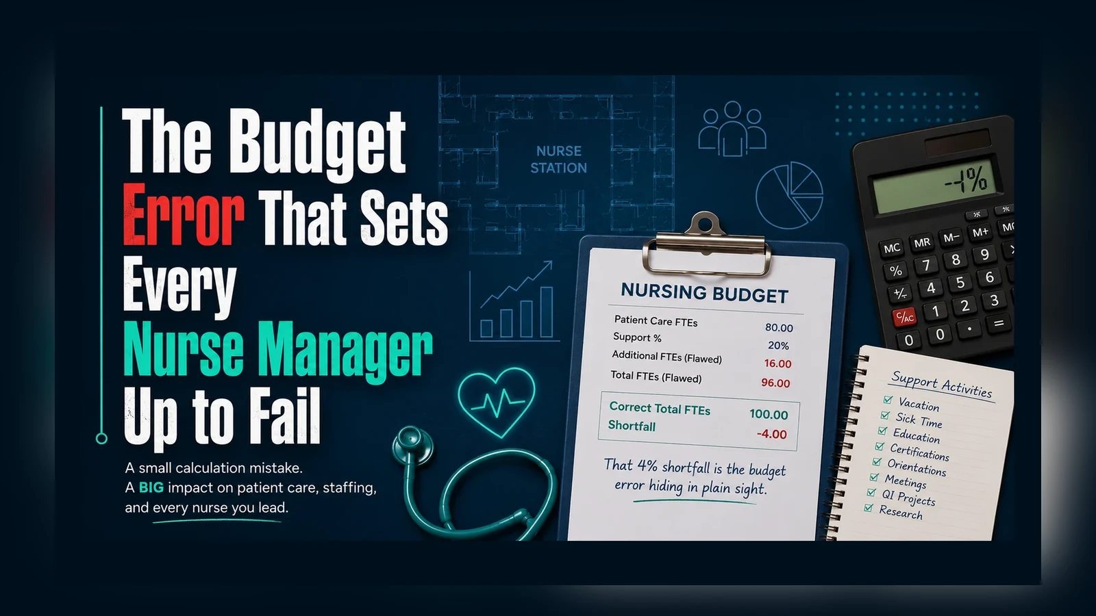 The Budget Error That Sets Every Nurse Manager Up to Fail
