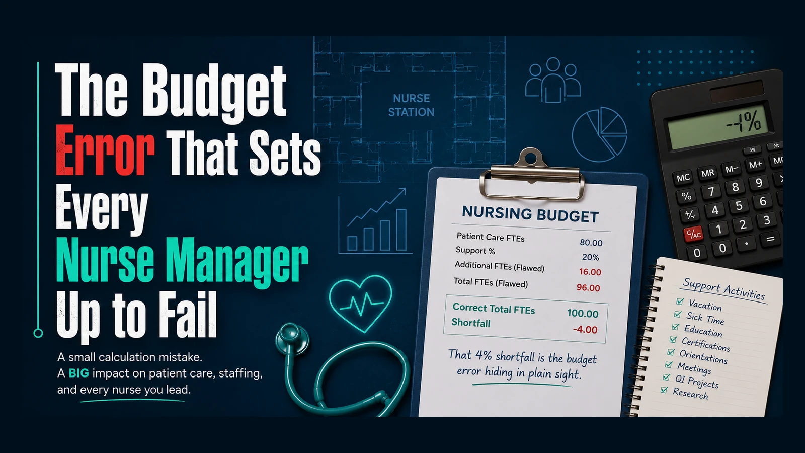 The Budget Error That Sets Every Nurse Manager Up to Fail