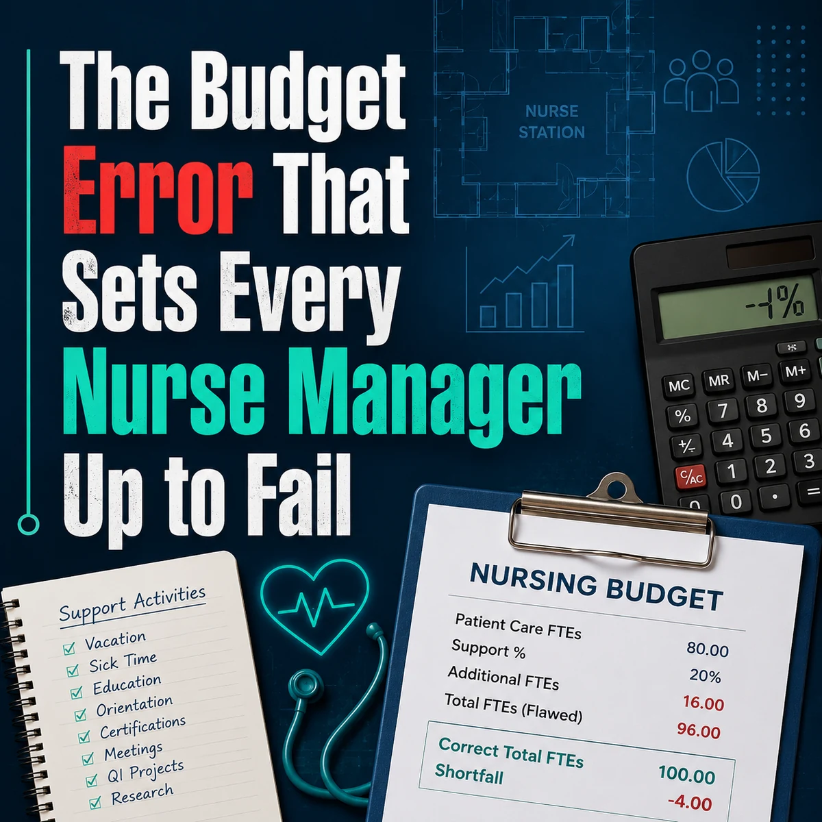 The Budget Error That Sets Every Nurse Manager Up to Fail