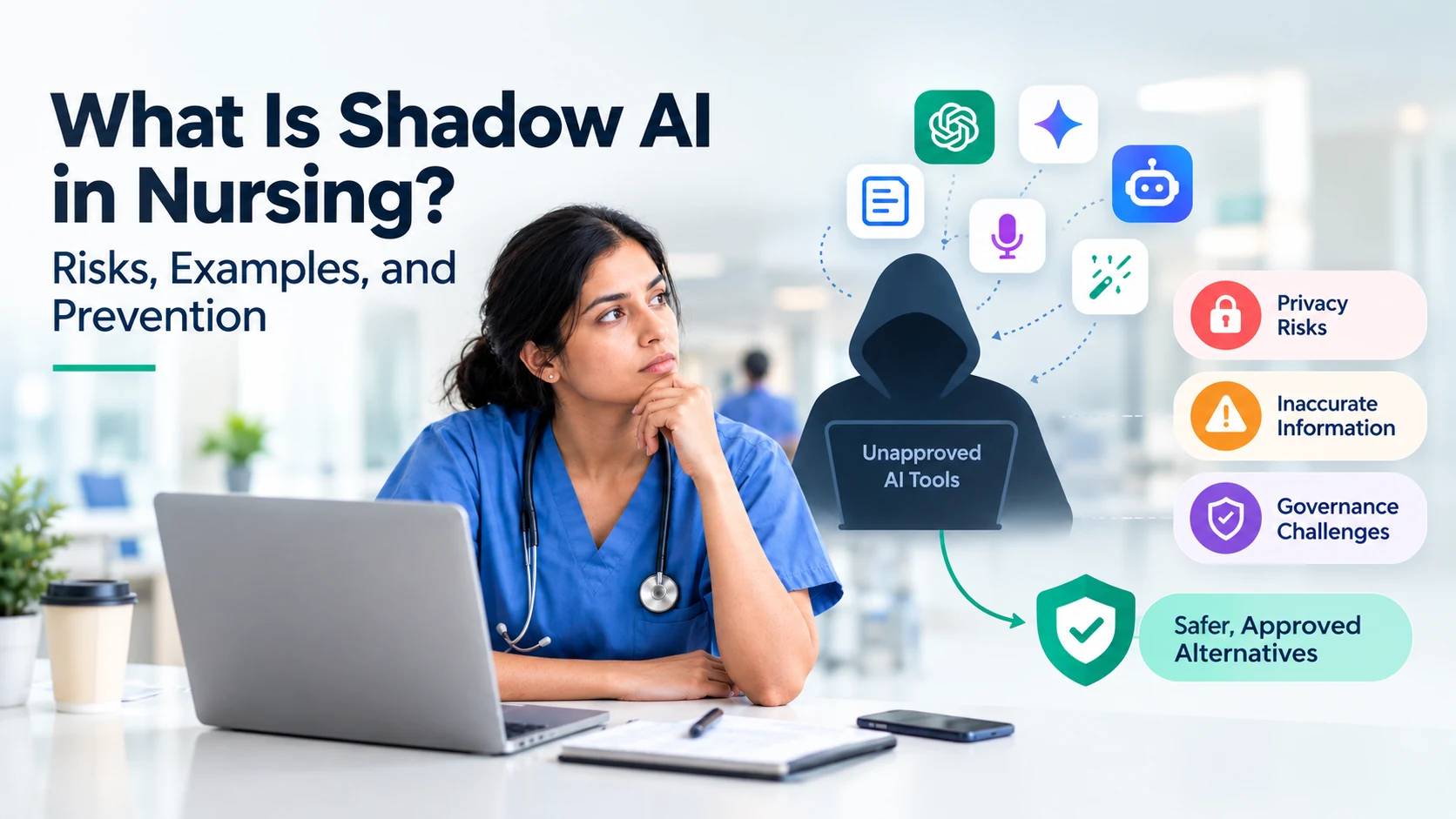 What Is Shadow AI in Nursing? Risks, Examples, and Prevention