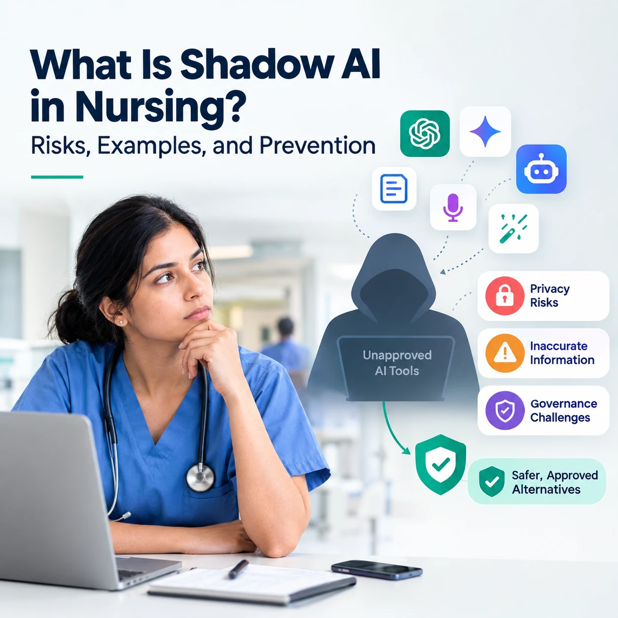 What Is Shadow AI in Nursing? Risks, Examples, and Prevention