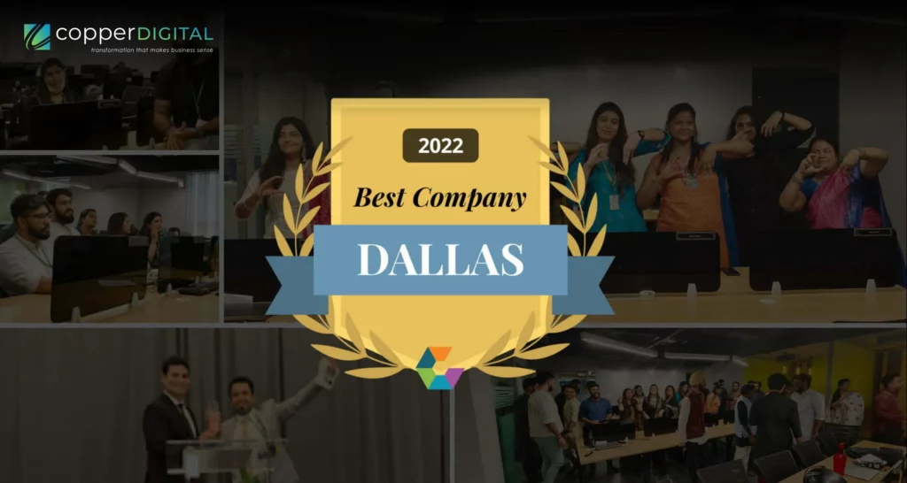 Best Places to Work in Dallas Award- Copper Mobile