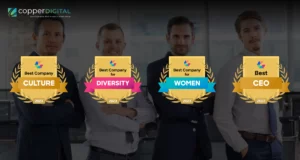 Copper Digital won Comparably Awards
